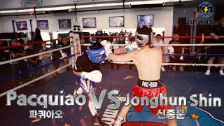 𝐅𝐈𝐆𝐇𝐓 𝐖𝐎𝐑𝐋𝐃 𝐍𝐎.𝟏FW1 Pro boxer Shin Jong-hoon. Sparring with Manny Pacquiao!프로 복서 신종훈 매니 파퀴아오와 스파링!