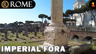 Rome guided tour ➧ Trajan's Market - Trajan's Forum - Forum of Augustus - Forum of Nerva