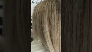 Наращивание волос эффект балаяж
