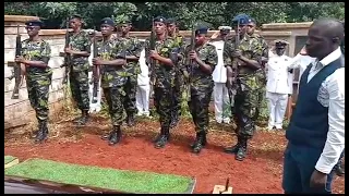 kdf 21 gun salute to fallen soldier funeral#kenyanavy