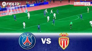 FIFA 23 | Monaco vs PSG - Ligue 1 Uber Eats 22/23 | Next Gen Gameplay