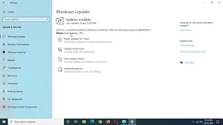 Windows 10 Cumulative Update For Version 20H2 - Important Optional Quality Update