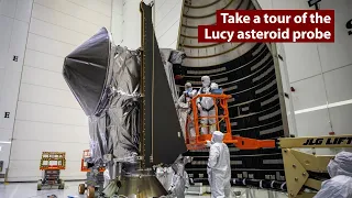 Take a tour of NASA’s Lucy asteroid probe