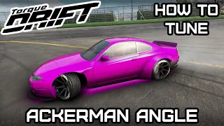 How to TUNE *ACKERMAN ANGLE in Torque Drift