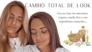 ¡CAMBIO TOTAL DE LOOK EN CASA! Con un tinte vegano, cruelty free y de ingredientes naturales!