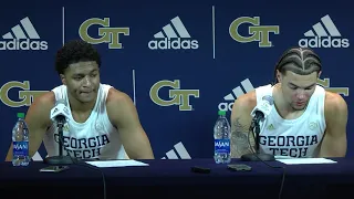 GT Basketball - Deebo Coleman/Jordan Usher Postgame - Lamar, November 15, 2021