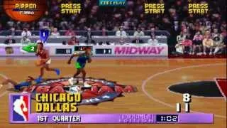 NBA Jam TE ARCADE 1080P HD PLAYTHROUGH - CHICAGO BULLS VS DALLAS MAVERICKS REMATCH