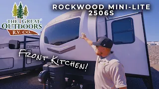 Premium Front Kitchen Couples Coach, Half Ton Towable! - Rockwood Mini-Lite 2506S [Best RVs 2023]
