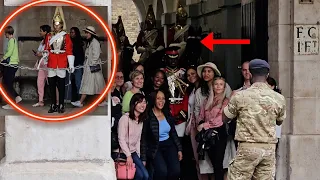 WHAT'S GOING ON? Never Expect To See this at HORSE GUARDS!😳