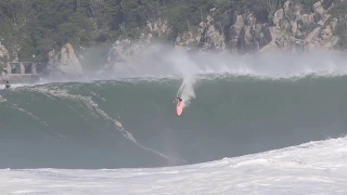 The Biggest Wave Ever Paddled Into By A Woman At Puerto Escondido | SURFER Magazine