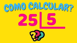 COMO CALCULAR 25 DIVIDIDO POR 5? | Dividir 25 por 5