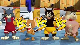 Tom and Jerry in War of the Whiskers HD Tom Vs Butch Vs Jerry Vs Spike (Master Difficulty)