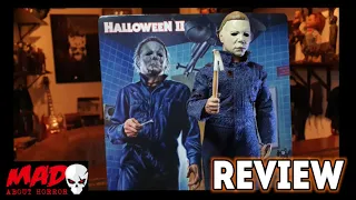 REVIEW. NECA HALLOWEEN 2 RETRO CLOTH MICHAEL MYERS FIGURE.