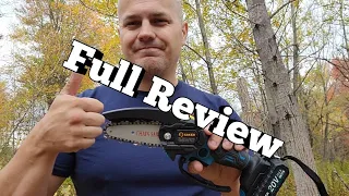 Saker 20v Cordless Mini Chainsaw Testing And Review