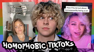 THE MOST INSANE HOMOPHOBIC TIKTOKS YET... | NOAHFINNCE