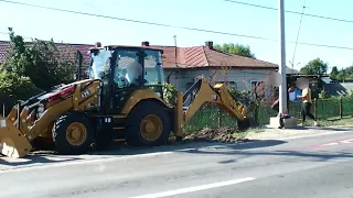 CAT 428F Backhoe loaders at work 2022 (caterpillar)