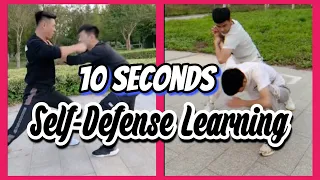 Self Defense Skills Learned in 10 Seconds 【#06】 #shorts #selfdefense  #KungFu