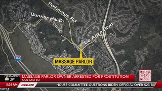 San Mateo massage parlor busted for prostitution