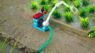 How to make diy tractor mini water pump supply farming | water pump | new technology |Dong Farming