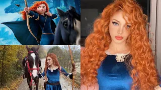 MERİDA (BRAVE) COSPLAY YAPTIM - UZUNMAKARNA