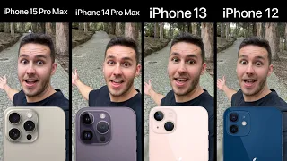 Camera Test 📸 iPhone 15 Pro Max vs 14 Pro Max vs 13 vs 12