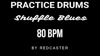 BLUES SHUFFLE DRUMS BACKING TRACK - PISTA DE BATERÌA PARA BLUES 80 BPM