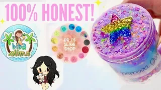 100% HONEST OVERRATED + Underrated Instagram Slime Shop Review! US Slime Package Unboxing