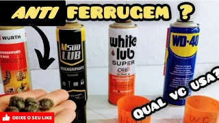 Teste com óleo antiferrugem White lub-M500lub- Wurth-WD40