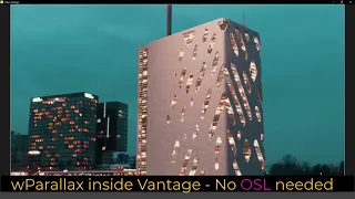 wParallax inside Vantage 2.1 - No OSL needed | 3ds max 2024 |  Chaos Vantage 2.1