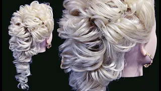 Причёска на резинках | Греческая коса | Авторские причёски | Лена Роговая | Copyright ©