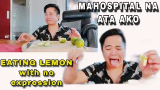 EATING LEMON WITH NO EXPRESSION CHALLENGE | LEMON CHALLENGE | BUHAY GERMANY | Oliver Cagas