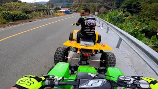 Riding out the Mountain with the Yamaha Banshee 350 Twin