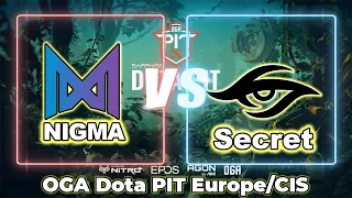 [ DOTA 2 LIVE ] Nigma Galaxy VS Team Secret | OGA Dota PIT Europe/CIS BO3 - English Cast