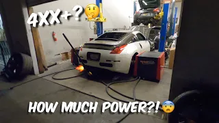 Boosted Performance Single Turbo 350z gets DYNO TUNED!!