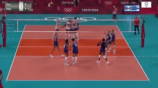 ROC (Russia) vs Italy - JJOO Tokyo - Voleibol Femenino 2021