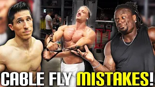 STOP doing Cable Fly Mistakes! Ft. Jeff Cavaliere And Joe Lindner