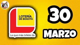 Resultado LOTERIA DE BOGOTA Sabado 30 de Marzo de 2024