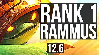 RAMMUS vs SHACO (JNG) | Rank 1 Rammus, Quadra | TR Diamond | 12.6