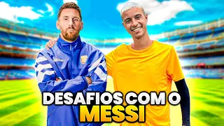 REFAZENDO OS GOLS MAIS BONITOS COM O MESSI