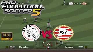 Pro Evolution Soccer 5 - Ajax vs PSV - Gameplay (PC/Win 10) [1080p60FPS]