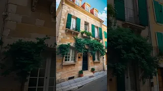 Maison dans le quartier des Beaux Arts de Montpellier - Vue par une IA - Intelligence Artificielle