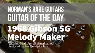 Norman's Rare Guitars - Guitar of the Day: 1968 Gibson SG Melody Maker