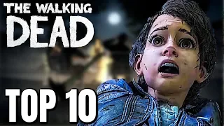 Top 10 WTF MOMENTS: The Walking Dead: Seasons 1-4 (Telltale Games)