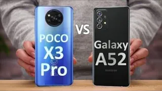 Xiaomi Poco X3 pro vs Samsung Galaxy A52 || camera test !!