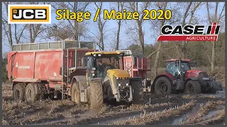 Mokré Siláže 2020 /Silage Harvest in The Mud/ Maishäckseln im Schlamm /Mega Wtopy | Traktory v Blátě