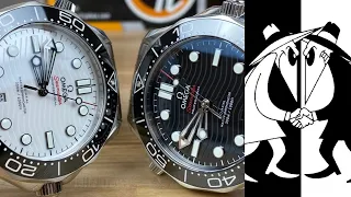 Omega Seamaster white vs black