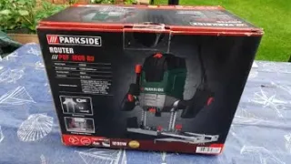 Unboxing and testing a Parkside router from Lidl