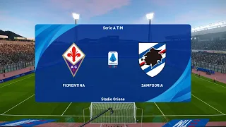 PES 2021 | Fiorentina vs Sampdoria - Italy Serie A | 02/10/2020 | 1080p 60FPS