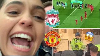 I’M BACK FOR THE BIGGEST GAME IN ENGLISH FOOTBALL *Limbs* | Liverpool 4-0 Manchester United VLOG