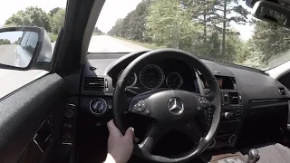 Mercedes-Benz W204 c220cdi acceleration 0-160 km/h